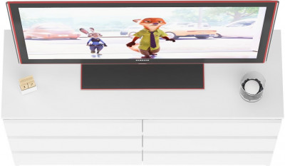 Мори Комод МК1200.6, цвет белый, ШхГхВ 120,4х41х73 см.