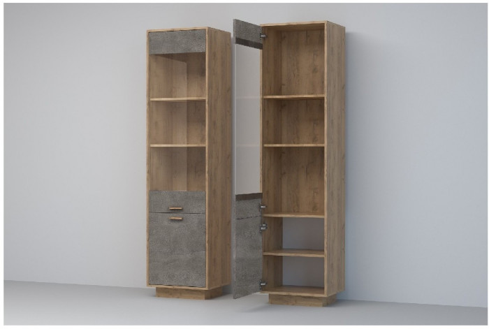 Эго Пенал ПС-1 ПД (Камень Темный/Бетон Светлый)