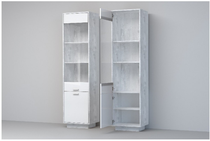 Эго Пенал ПС-1 ПД (Камень Темный/Бетон Светлый)