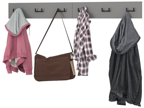 Октава 15.14.02 Вешалка + 15.14.02 Вешалка, серый графит