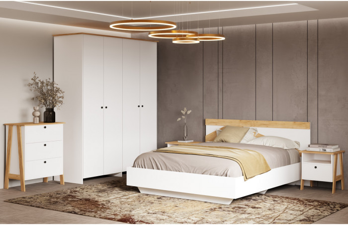 Тумба прикроватная Теодора, Белый