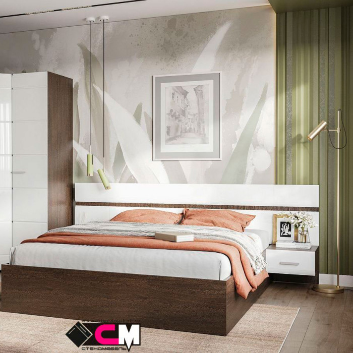 Вегас Тумба с надстройкой 400*900*460 шимо темн/кофе с молоком