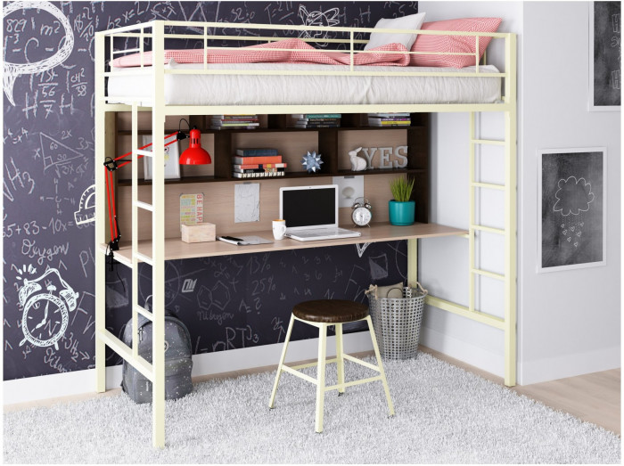 Кровать-чердак Севилья 1.2 (Венге, Коричневый)