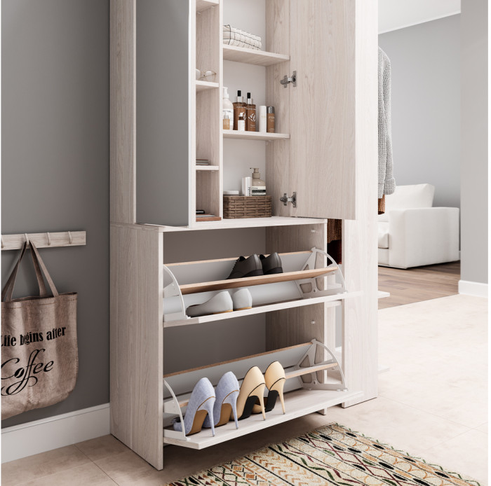 Прихожая Россо ПР-05, Ясень белый