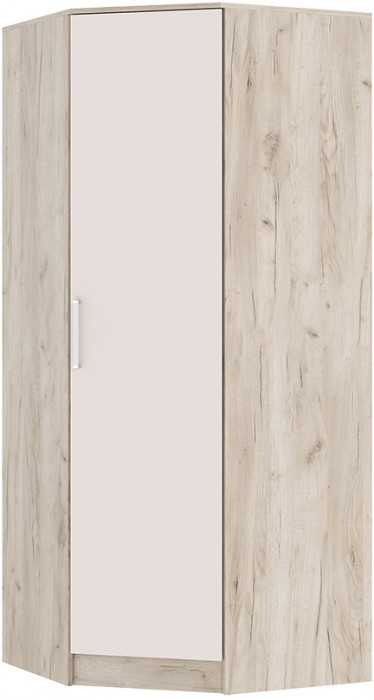 Шкаф угловой для одежды Мартина, Крафт серый/Кашемир