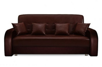 Диван-еврокнижка Амстердам 140, велюр черный