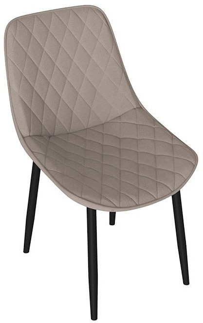 OSCAR Стул (Белый муар/Велюр L003 бежевый)