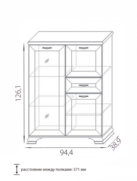 Гостиная «Сиена»  (Комплект 1)