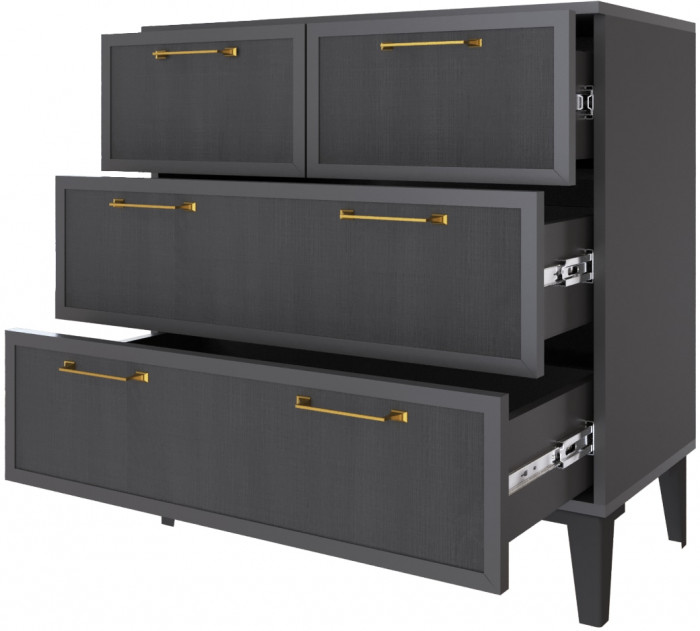 Толедо Комод малый ТК-21 графит серый