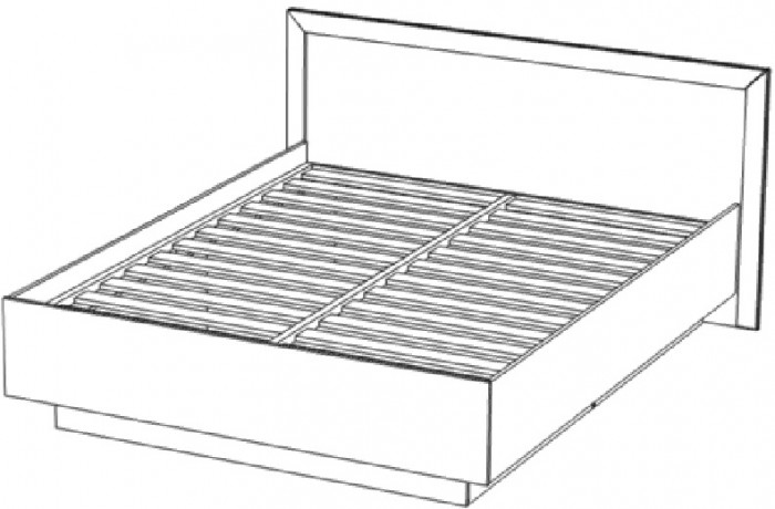 Кровать 140х200 с подъемным механизмом "Эстель" - Сосна шале/Бетон спаркс