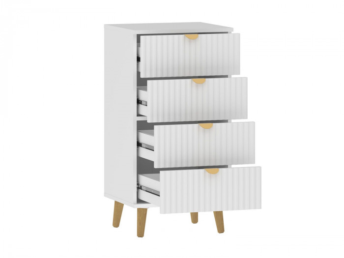 НМ 040.17 комод Дакота Белый / Меренга