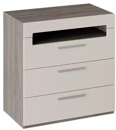 Спальня Фьюжн (Сонома трюфель / Бежевый)