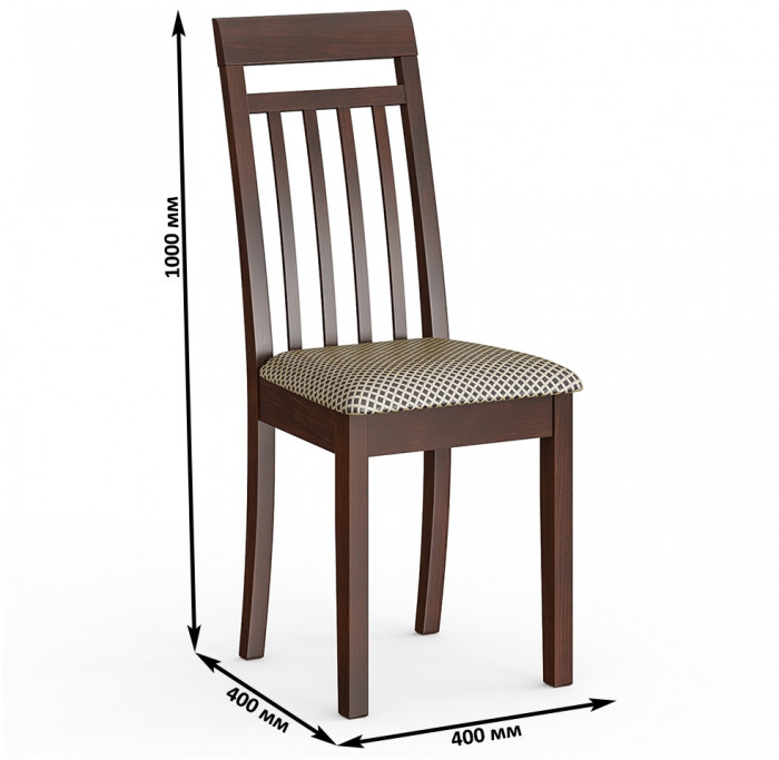 Два стула Мебель--24 Гольф-11 разборных, орех