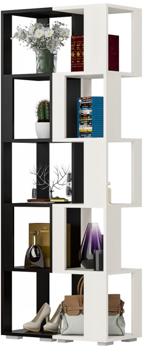 Стеллаж СВК 2 шт., цвет венге/дуб лоредо, ШхГхВ 70х35х179 см.(венге 1 шт. + дуб лоредо 1 шт.)