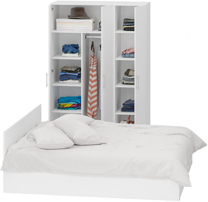 Спальня Стандарт 1-1800, белый