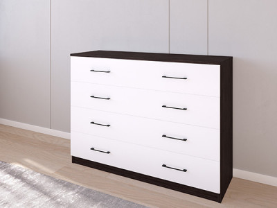 Комод 05/16 120х40х90 Венге/Белый