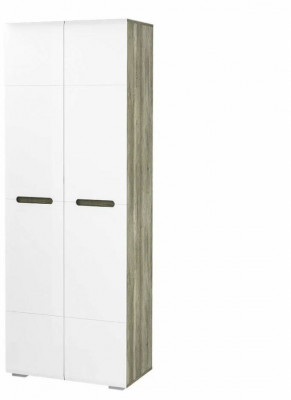 Спальня &quot;Наоми&quot; ШК-20 дуб каньон/белый глянец МF07