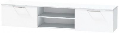 Тумба-2 под ТВ подвесная "Иннэс-7", Белый