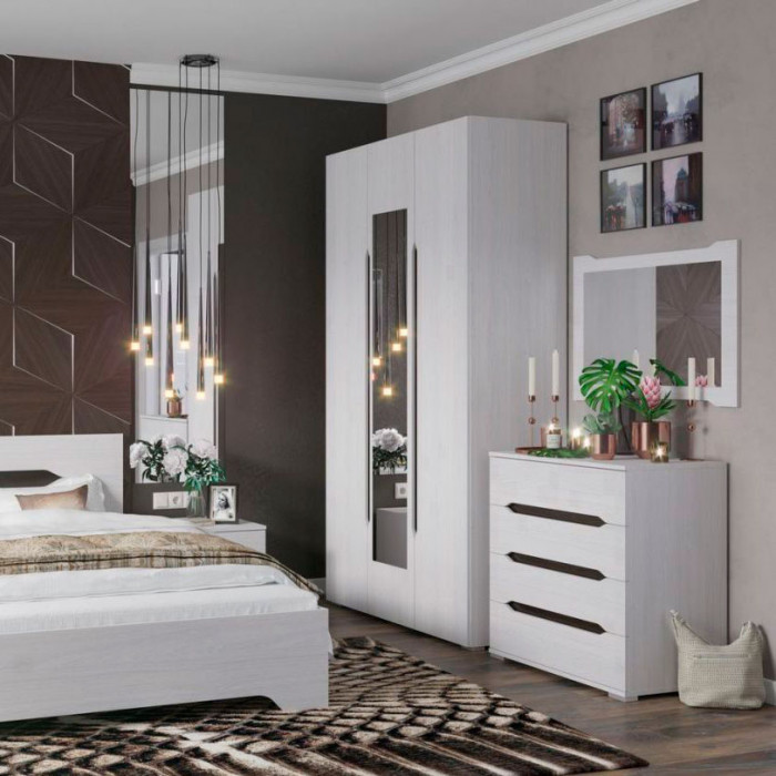 ВАЛЕНСИЯ ШК 012 шкаф 3х ств. (1,2х2,2х0,5) дуб анкор