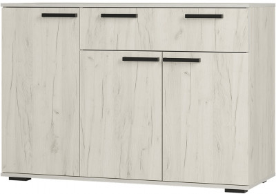 Комод "Стандарт №4" НЕВ (1200х828х460) дуб крафт белый