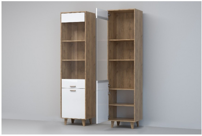 Эго Пенал ПС-1 НГ (Камень Темный/Бетон Светлый)