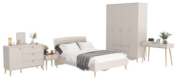 Афина Спальня 32-1400, кашемир серый