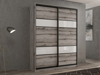 Шкаф-купе Кааппи 8 Эвок Окаменелый 150х60х230 см