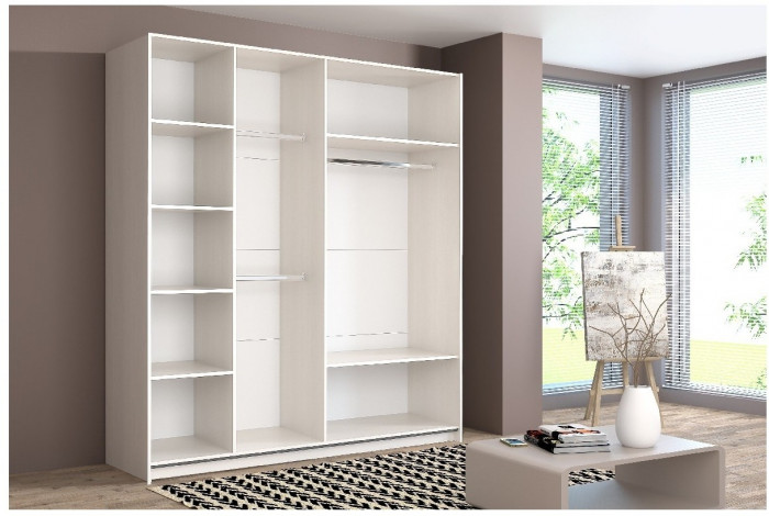 Шкаф-купе Иннэс-5 2000 Ф1/Ф2, Бодега светлый