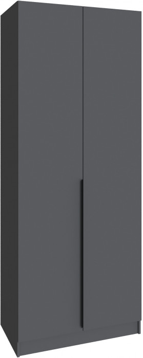 Шкаф Мадрид (0,9) без зеркала, Графит серый