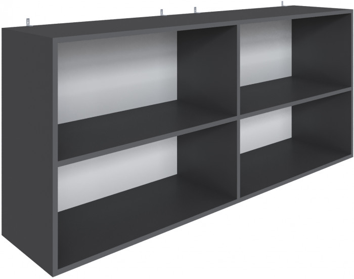 Полка навесная Мадрид ПН-5 (1,5) графит серый