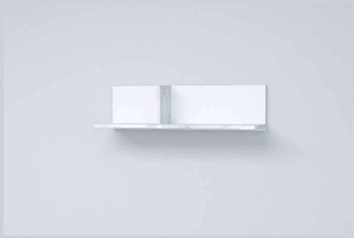 Эго Полка ПЛ-1 (Глянец Белый/Дуб Крафт Золотой)