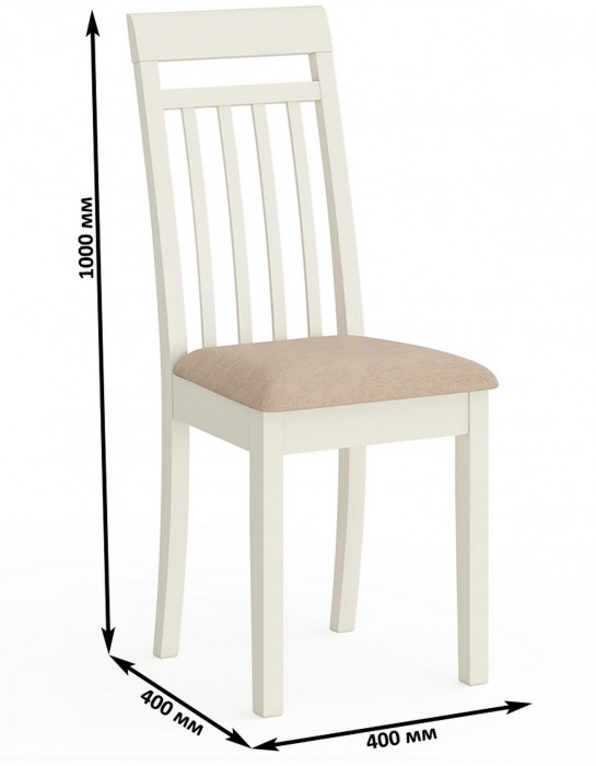 Стул Мебель--24 разборный Гольф-11, слоновая кость