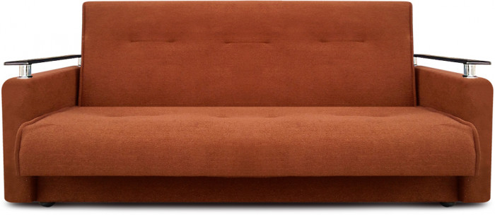 Диван-книжка Милан Люкс, 120х190, коричневый