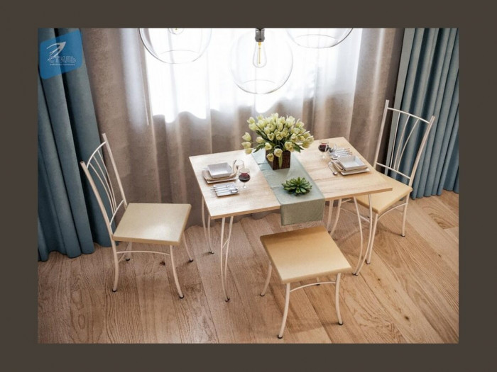 Стол обеденный №1 А  (685 х 1000 мм), венге