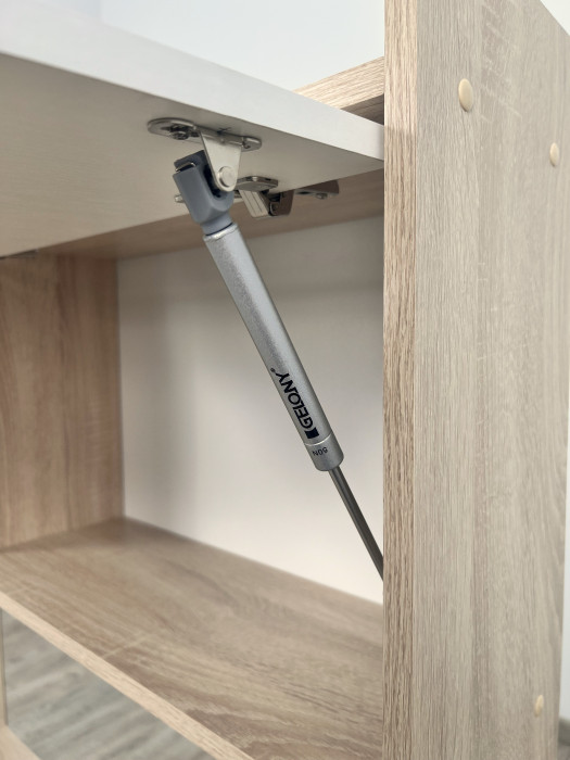 Компьютерный стол Квартет-9, Дуб крафт табачный/Дуб крафт белый