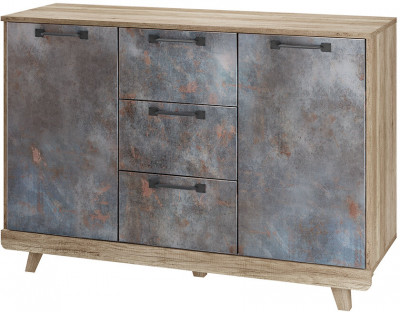 Комод &quot;Мегаполис&quot; КМ-15 Дуб каньон/M20 меркурий