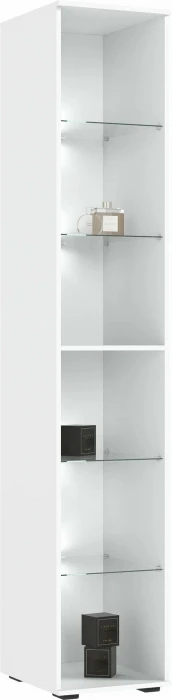 Норд Шкафы 800 + Пенал-стекло 400, Белый