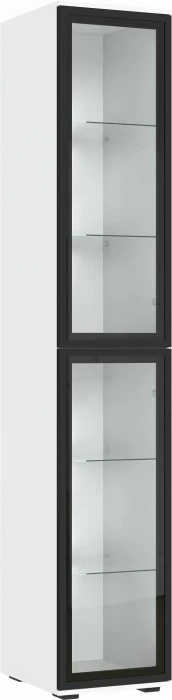 Норд Шкафы 800 + Пенал-стекло 400, Белый