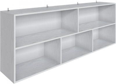 Полка навесная (открытая) Мадрид ПНО-2 (1,8) белый