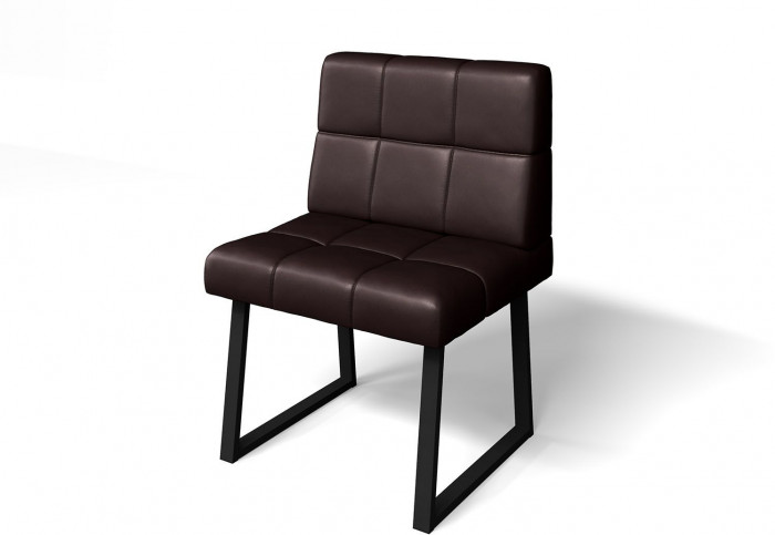 Кухонный диван Реал МД 660 Умбер/Черный муар