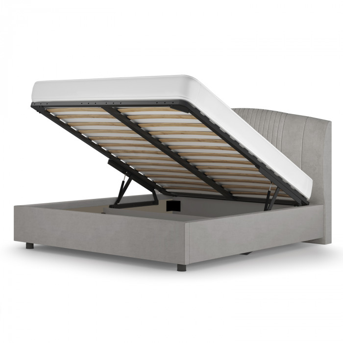 Кровать-12М с подъёмным основанием 1600 дым