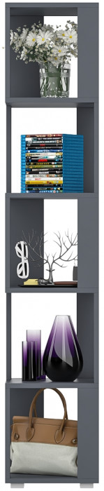 Стеллаж СВК, цвет графит, ШхГхВ 35х35х179 см.