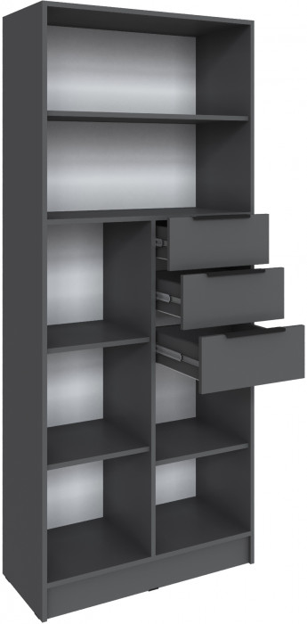 Стеллаж Мадрид (0,8), Графит серый