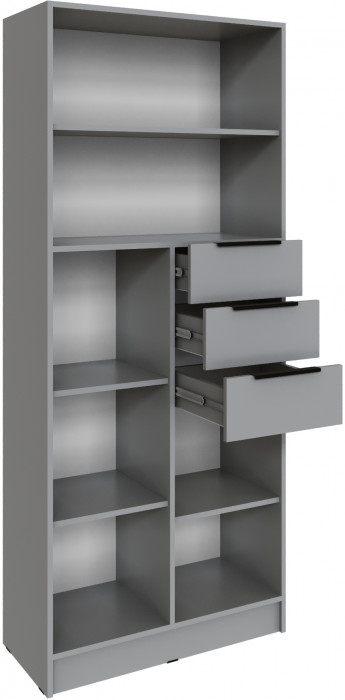 Стеллаж Мадрид (0,8), Камень серый
