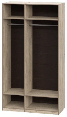 Шкаф без фасадов Этна 1.25 м. Комплект 1