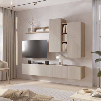 Гостиная &quot;Эмилия&quot; композиция 1 дуб смоки/айриш