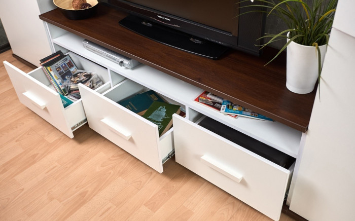 Тумба для ТВ с ящиками Норвуд 3