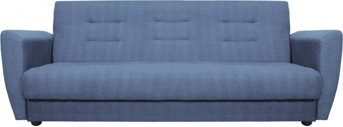 Диван-книжка Лира, 140х190, велюр серо-голубой