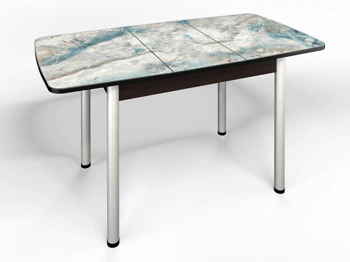 Стол СМ-7 Флорида ноги окрас круглый венге/серебро