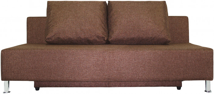 Диван-еврокнижка Парма, 140х195, рогожка коричневая